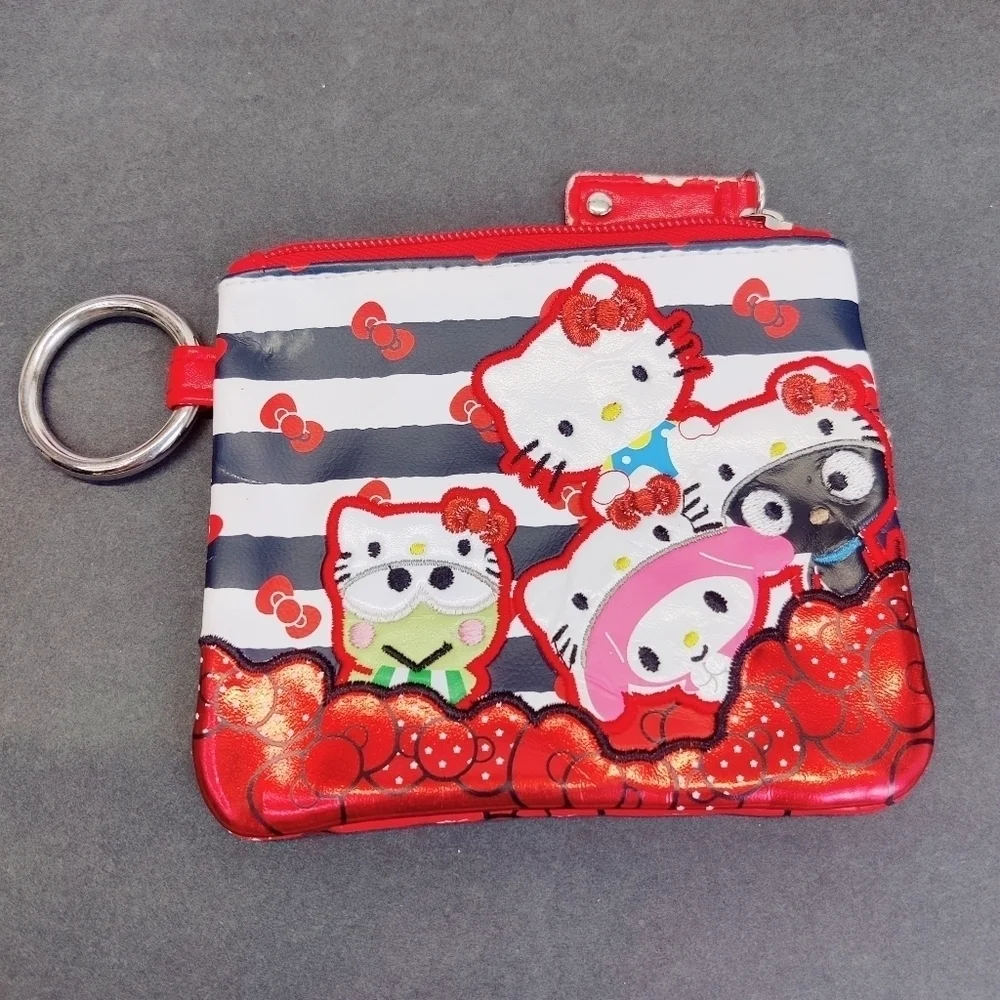 Y2K Hello Kitty Doll Denim & Gingham + Free Collection: Purse, PEZ Box, Coin Bag - Picture 4 of 16